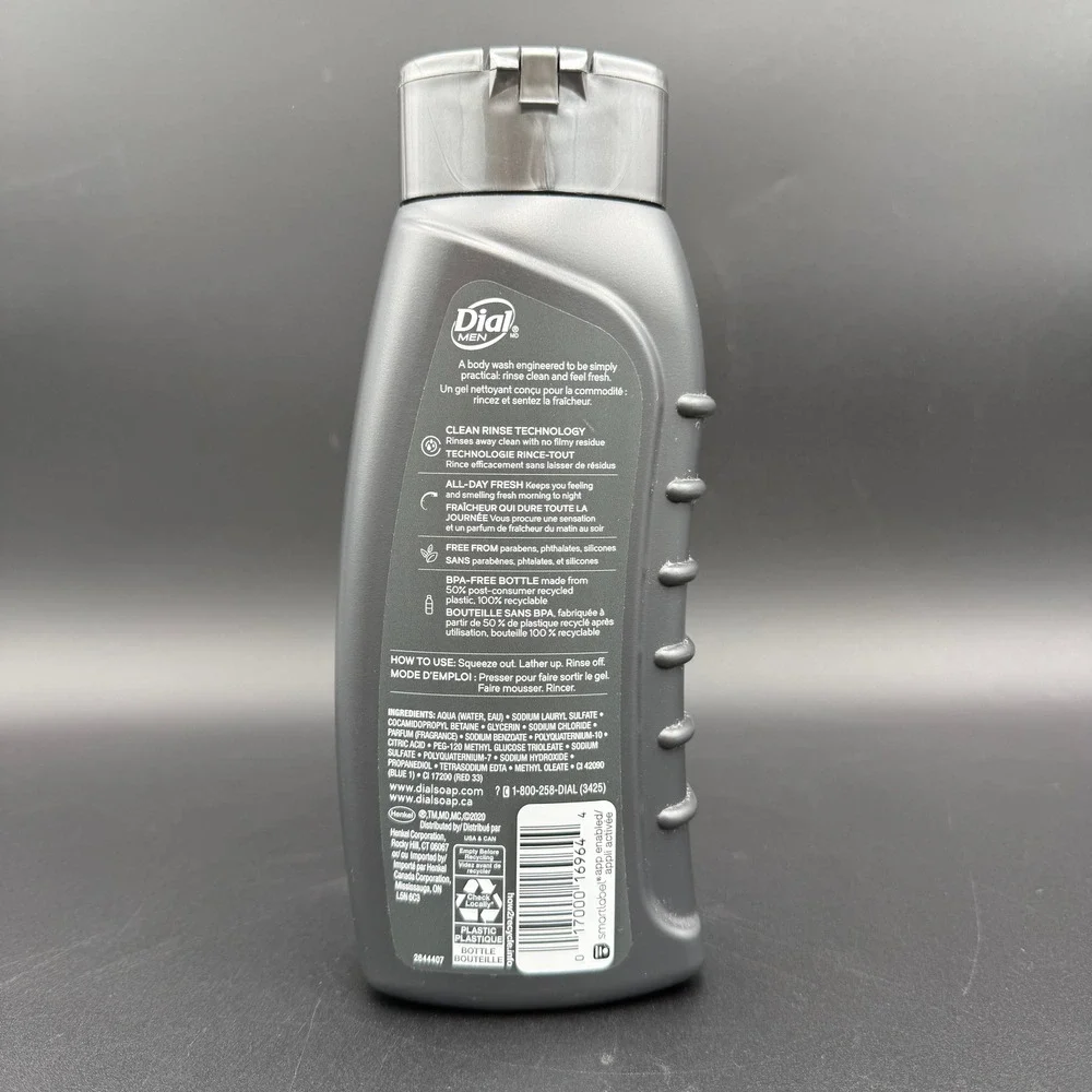 Dial‎ Men's Infinite Fresh Sandalwood Body Wash 20 oz All Day Fresh Paraben Free